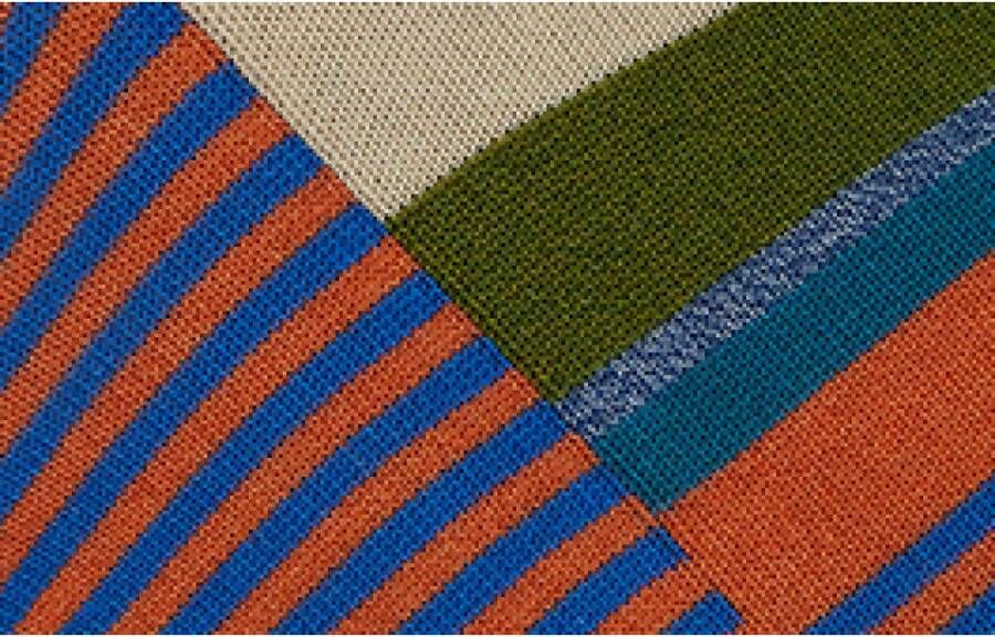 Gallo Oranje katoenen sneaker sokken voor heren met veelkleurige strepen en Windsor strepen
