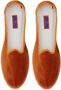 Gallo Unisex's effen oranje fluwelen schoenen Orange Dames - Thumbnail 2