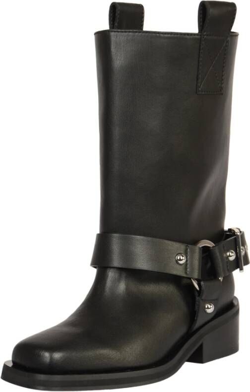 Ganni Ankle Boots Black Dames
