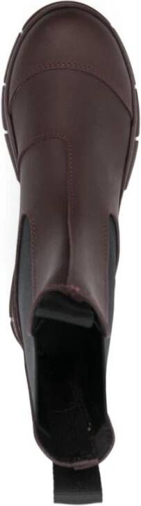 Ganni Ankle Boots Brown Dames