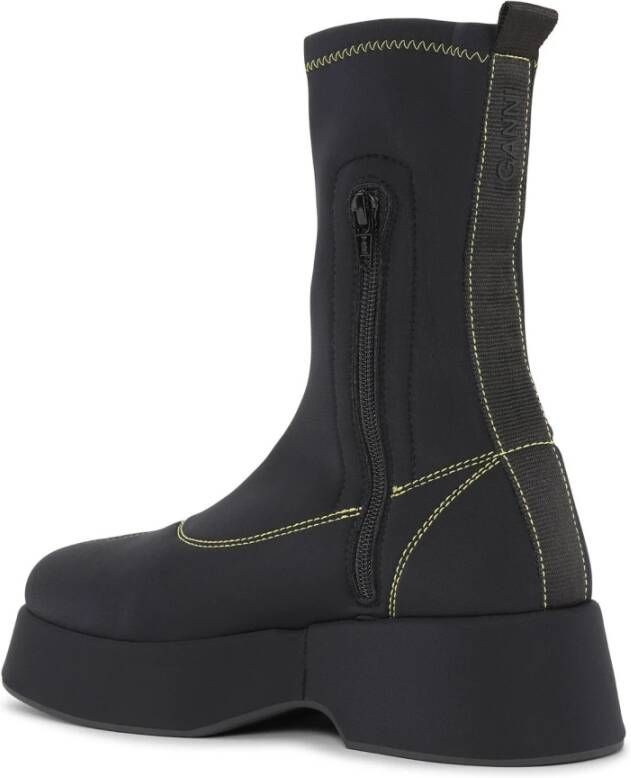 Ganni Ankle Boots Zwart Dames