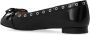 Ganni Zwarte Patent Ballet Flat met Strikken Black Dames - Thumbnail 10