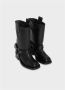 Ganni Zwarte enkellaarsjes met gespdetail Black Dames - Thumbnail 10