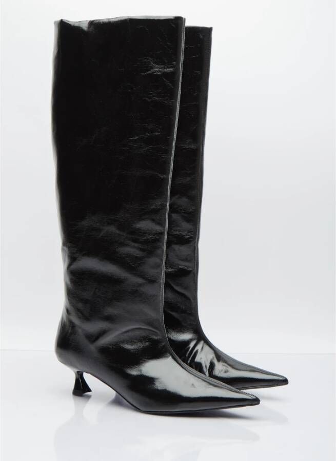 Ganni Boots Black Dames