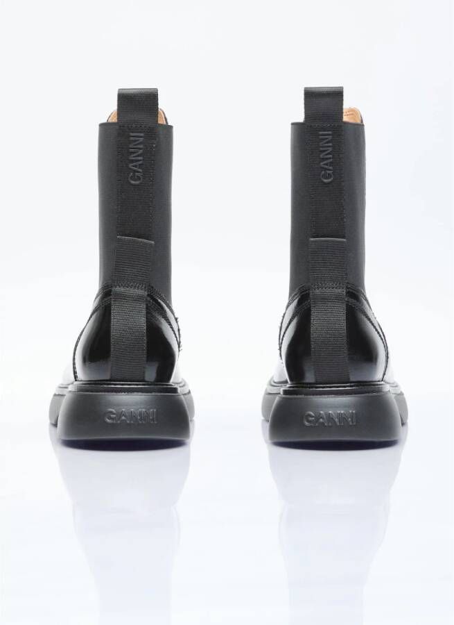 Ganni Boots Black Dames