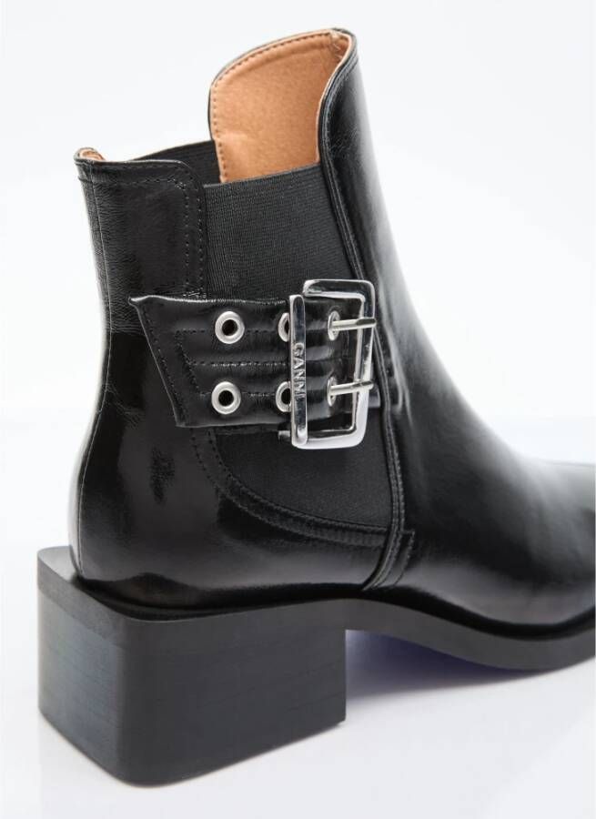 Ganni Boots Black Dames