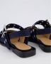 Ganni Chunky Buckle Ballerina Blue Dames - Thumbnail 5
