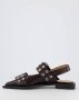 Ganni Chunky Buckle Ballerina Red Dames - Thumbnail 2