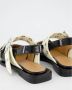 Ganni Ballerina Schoenen in Zwart en Wit White Dames - Thumbnail 9