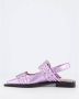 Ganni Lavendel Slingback Ballet Flat met Gespen Purple Dames - Thumbnail 10