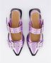 Ganni Lavendel Slingback Ballet Flat met Gespen Purple Dames - Thumbnail 11