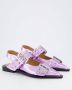 Ganni Lavendel Slingback Ballet Flat met Gespen Purple Dames - Thumbnail 12