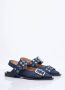 Ganni Blauwe Denim Slingback Platte Schoenen Blue Dames - Thumbnail 11