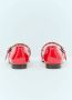 Ganni Eyelet Ballerina Flats Red Dames - Thumbnail 6