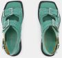 Ganni Flat Sandals Groen Dames - Thumbnail 4