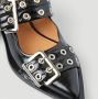 Ganni Women Shoes Ballerinas Black Ss23 Zwart Dames - Thumbnail 6