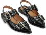 Ganni Women Shoes Ballerinas Black Ss23 Zwart Dames - Thumbnail 8