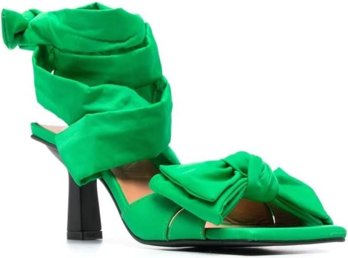 Ganni Flats Groen Dames