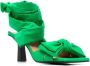 Ganni Sandalen met hoge hakken Groen Dames - Thumbnail 4