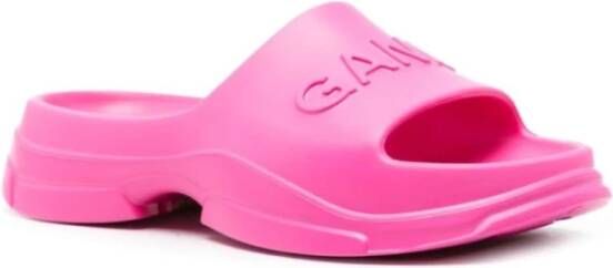 Ganni Flip Flops Pink Dames