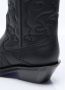 Ganni Zwarte Geborduurde Western Mid-Calf Laarzen Black Dames - Thumbnail 7