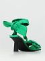 Ganni Sandalen met hoge hakken Groen Dames - Thumbnail 2