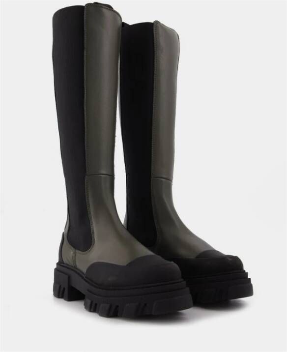 Ganni High Boots Groen Dames