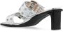 Ganni Zilveren Sandalen met Grote Gespen - Thumbnail 7