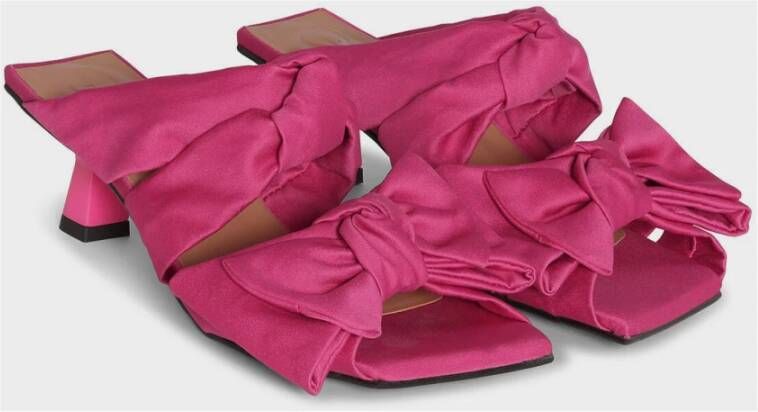 Ganni High Heel Sandals Roze Dames