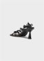 Ganni High Heel Sandals Black Dames - Thumbnail 4
