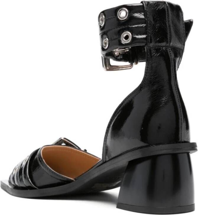 Ganni High Heel Sandals Zwart Dames