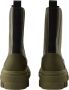 Ganni Chelsea Tonal Laarzen met Hak Leer Khaki Green Dames - Thumbnail 2