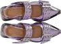 Ganni Lavendel Slingback Ballet Flat met Gespen Purple Dames - Thumbnail 8