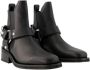 Ganni Leather boots Black Dames - Thumbnail 2
