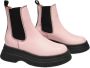 Ganni Leather boots Pink Dames - Thumbnail 2