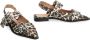 Ganni Leopard Print Buckle Ballerina Flats Brown Dames - Thumbnail 12