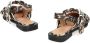 Ganni Leopard Print Buckle Ballerina Flats Brown Dames - Thumbnail 13