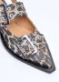 Ganni Leopard Print Buckle Ballerina Flats Brown Dames - Thumbnail 5