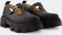 Ganni Leren Mary-Jane Schoenen Black Dames - Thumbnail 9