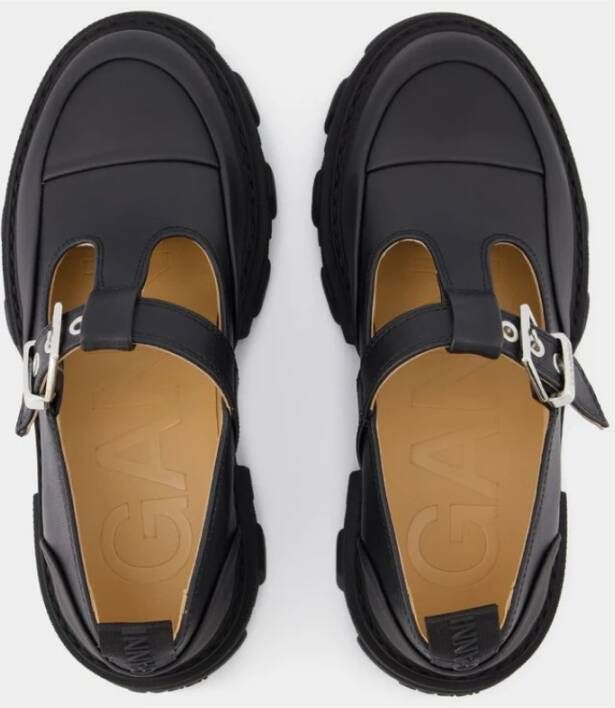 Ganni Loafers Black Dames