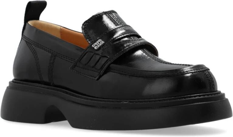 Ganni Loafers Black Dames