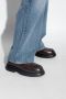 Ganni Chocolade Loafers Synthetisch Leer 3cm Hak Brown Dames - Thumbnail 2