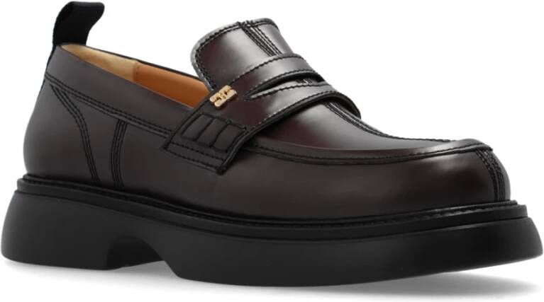 Ganni Loafers Brown Dames