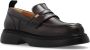 Ganni Chocolade Loafers Synthetisch Leer 3cm Hak Brown Dames - Thumbnail 4