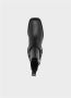 Ganni Zwarte Leren Chelsea Biker Enkellaarzen Black Dames - Thumbnail 7