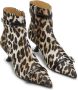Ganni Luipaardprint Enkellaarzen Multicolor Dames - Thumbnail 3