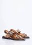 Ganni Metallic gesp ballerina flats Yellow Dames - Thumbnail 3