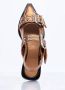 Ganni Metallic gesp ballerina flats Yellow Dames - Thumbnail 7