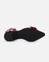 Ganni Rode Open Teen Gesp Pumps Red Dames - Thumbnail 5