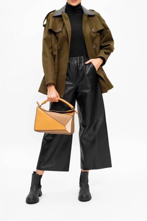 Ganni Rubber ankle boots Zwart Dames